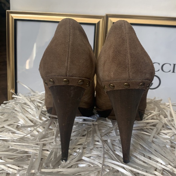 Zara suede Studded Stiletto heels - Picture 5 of 10